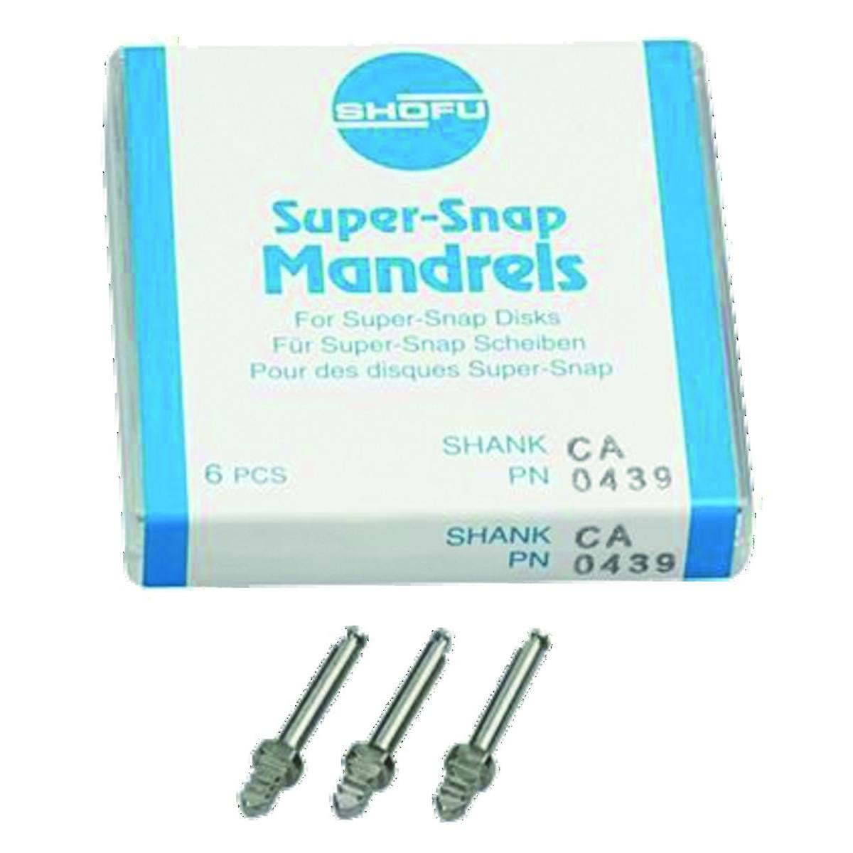 Super Snap SHOFU - Mandrins pour contre-angle - Bote de 6