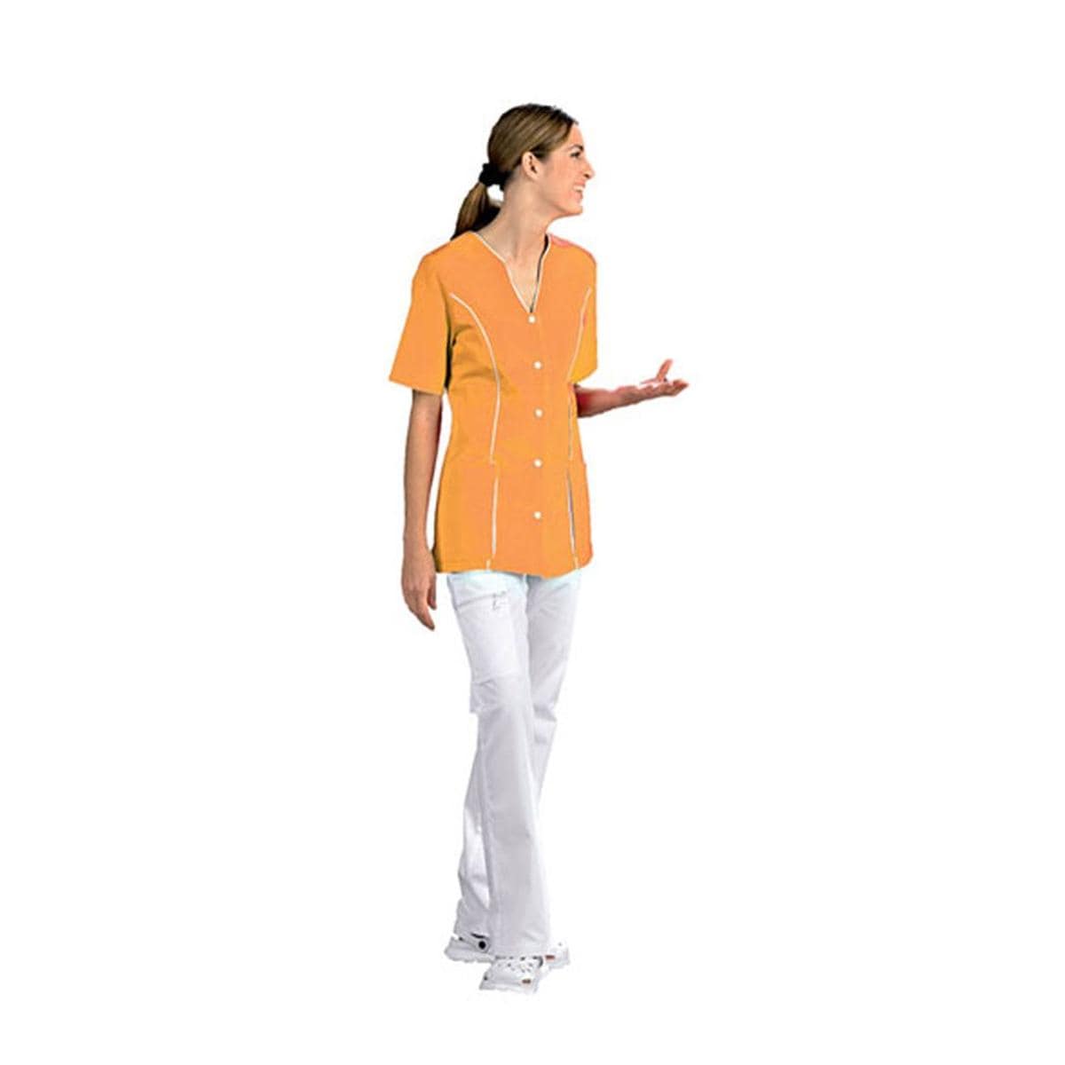 Tunique Bilbao SELEKTO - Orange soulign blanc - Taille XXL