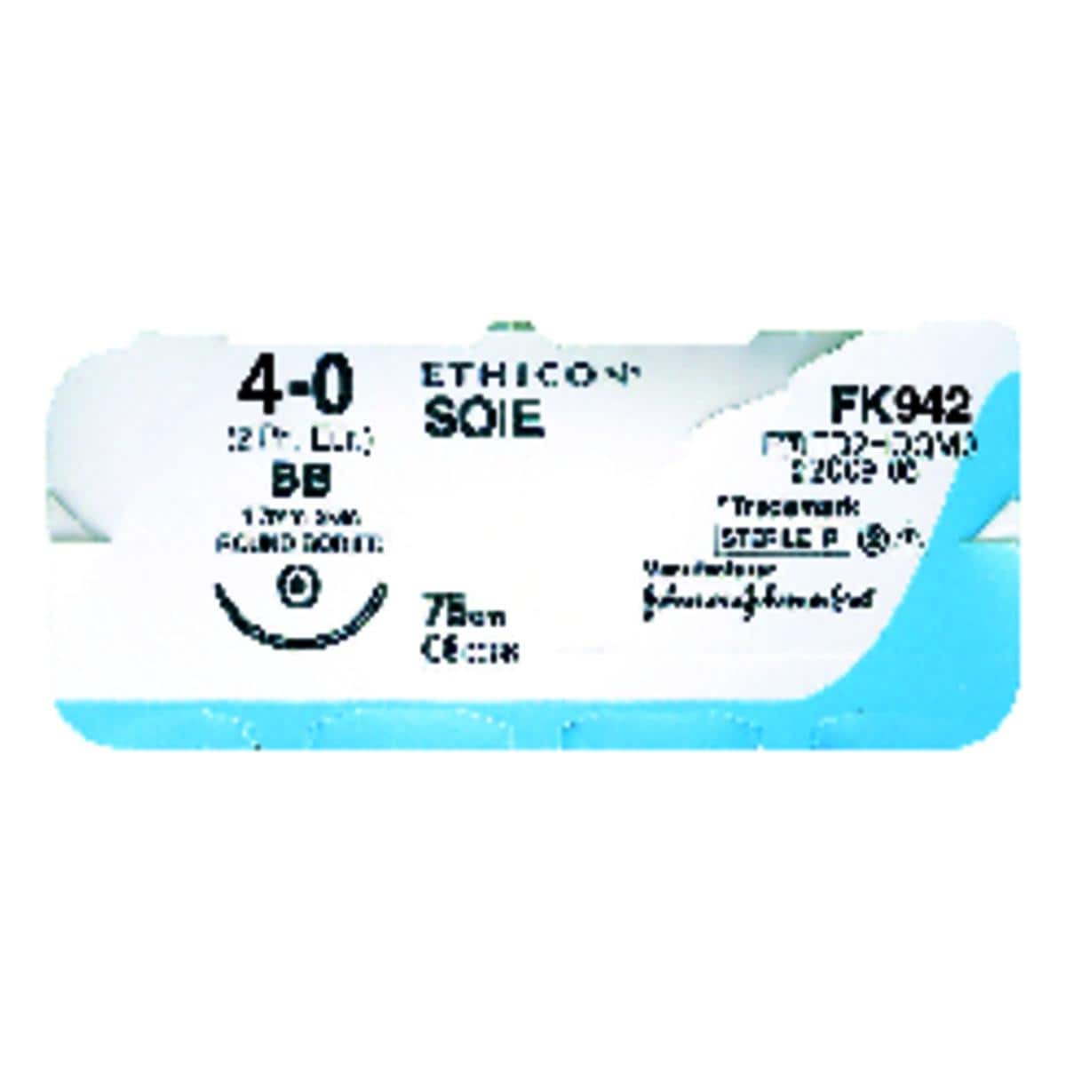 Fil soie noire ETHICON - F0683 - Bote de 36