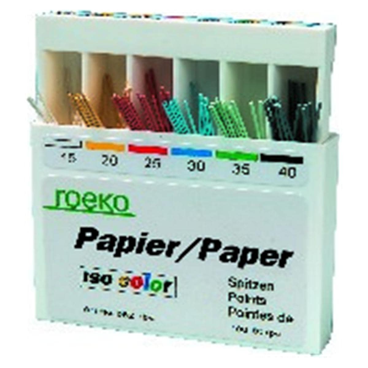 Pointes Papier Iso Color ROEKO - n 15 - Bote de 200