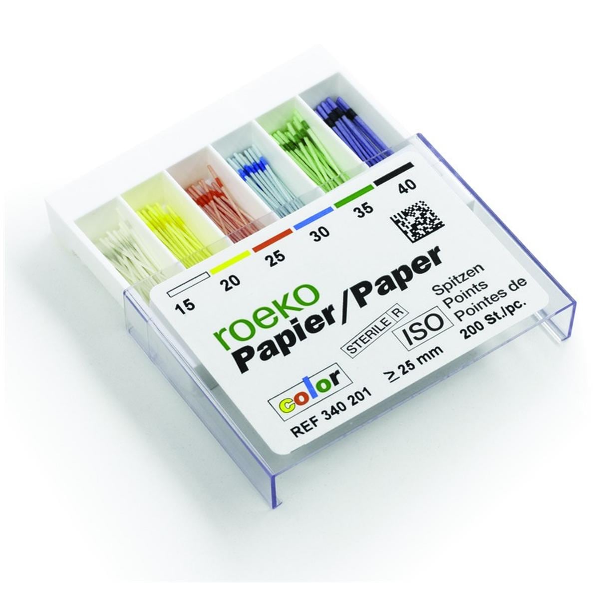 Pointes Papier Iso Color ROEKO - n 20 - Bote de 200