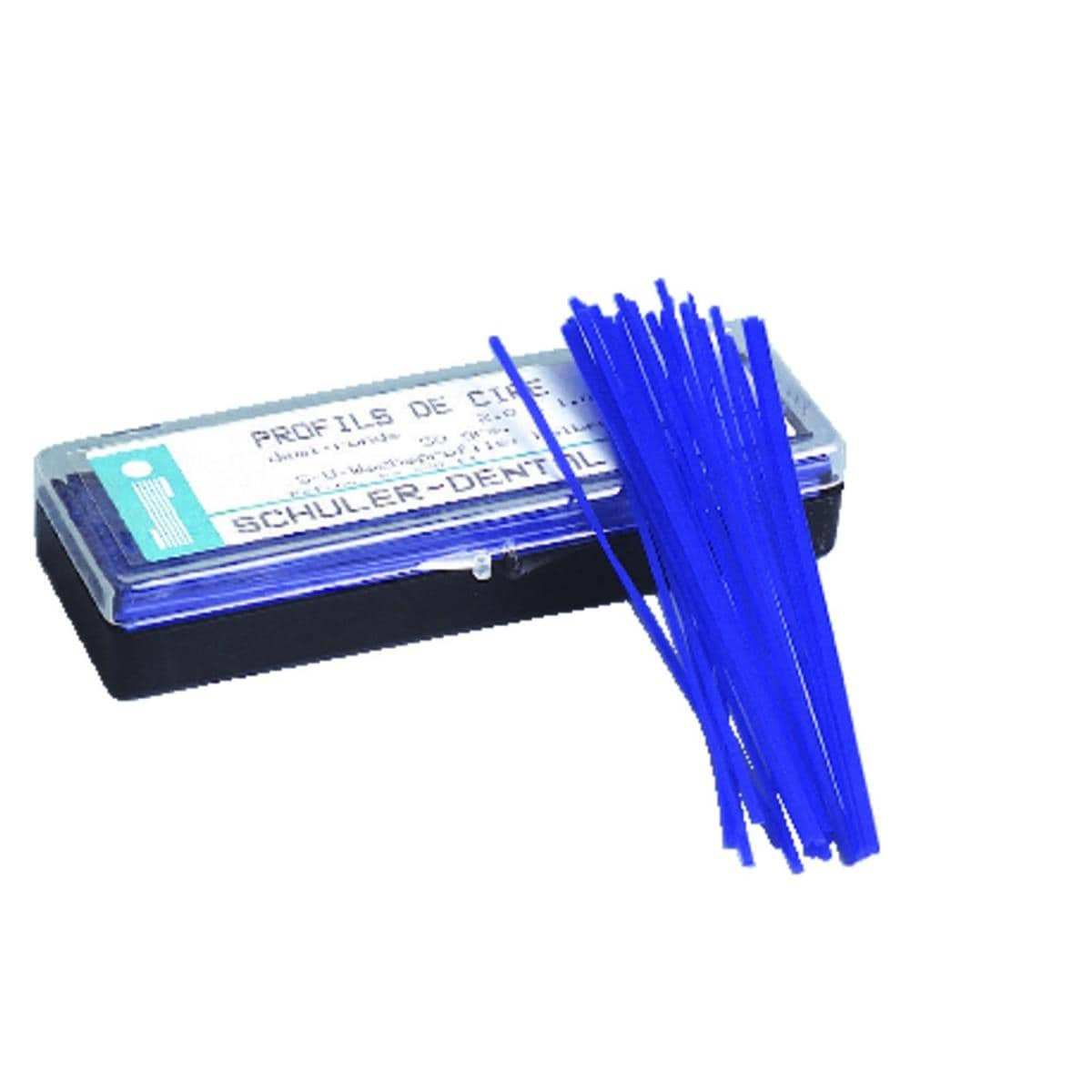 Cire profile SCHULER - Bleue ronde - La bote - 1,5 mm