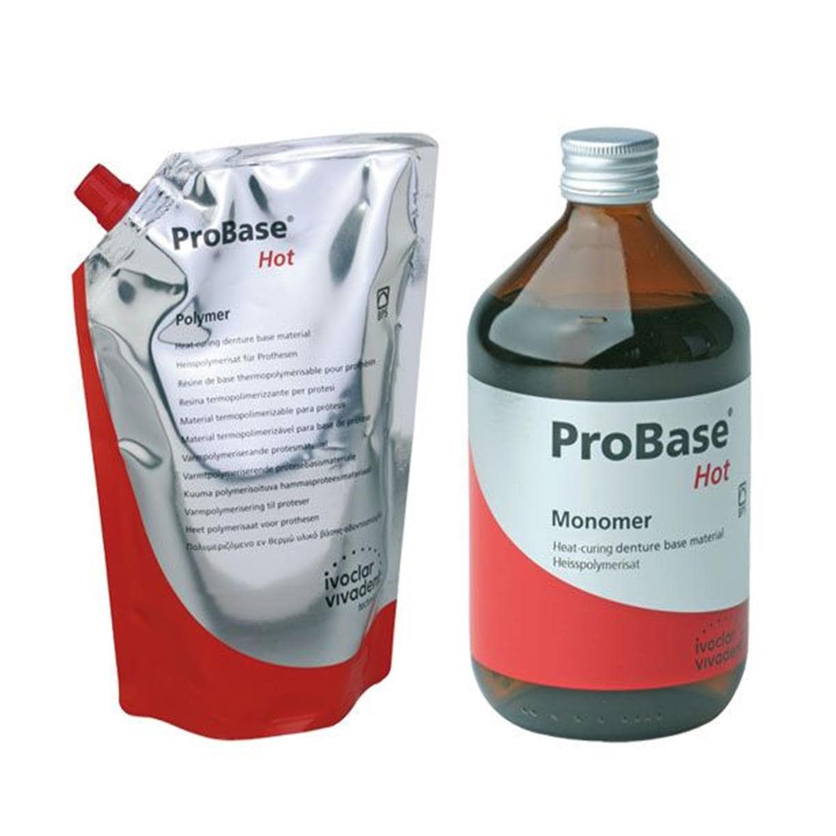 Probase Hot IVOCLAR - La portion de 1 kg + 500 ml - Pink-V