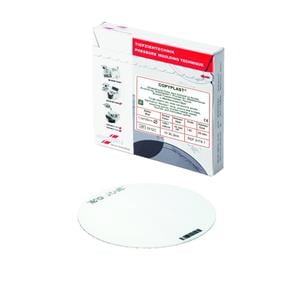 Copyplast SCHEU-DENTAL - Rondes - Rouge - La bote de 10 - diam. 125 mm - p. 1 mm