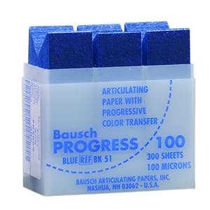 Papier Progress 100, 100&#181;, BAUSCH - BK51 - bleu - Bote de 300 feuilles