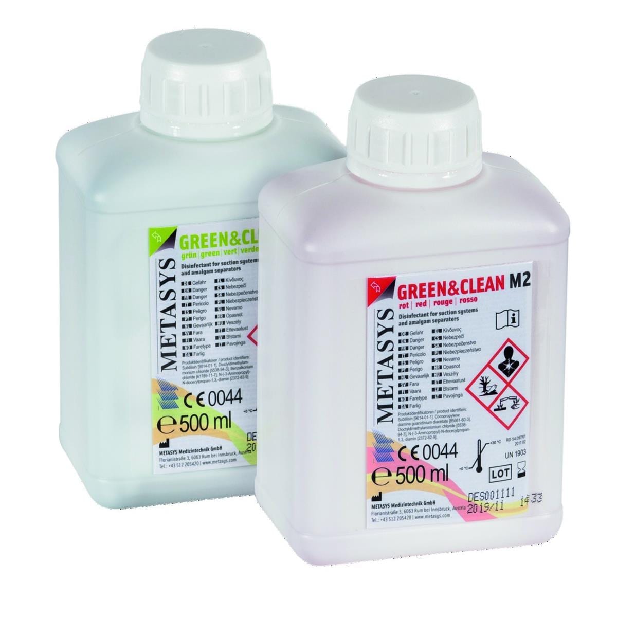 Recharge Green & Clean M2 METASYS (4x500ml)