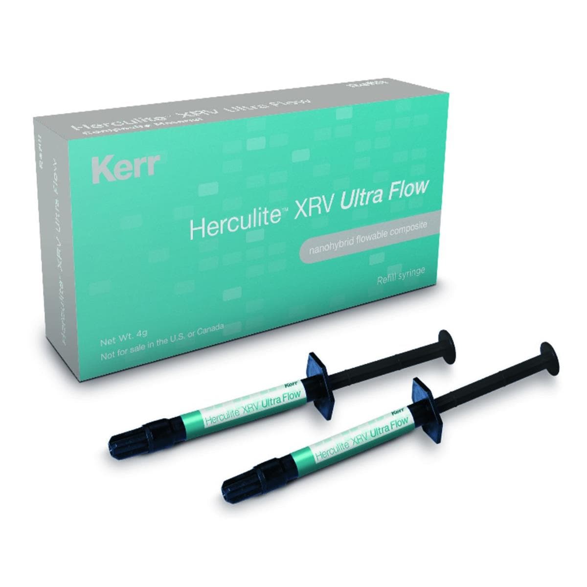 Herculite XRV Ultra Flow KERR - D2 - Seringue de 2g - Bote de 2