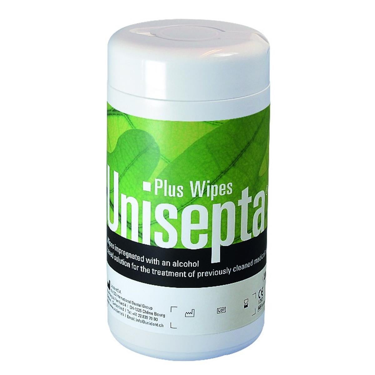 Unisepta Plus Wipes UNIDENT - Bote de 150 units