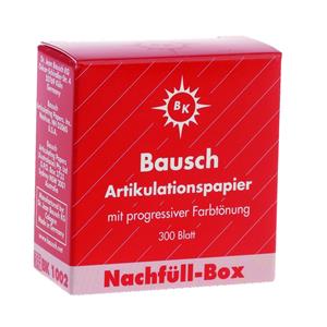 Papier  Articuler, 200 &#181;, BAUSCH - BK1002 Rouge - Recharge de 300 feuilles