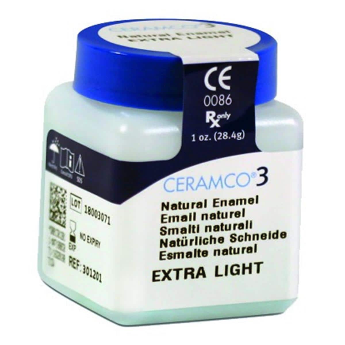 Ceramco 3 UGIN'DENTAIRE - Natural Enamel - Blanc - Le pot de 28,4 g