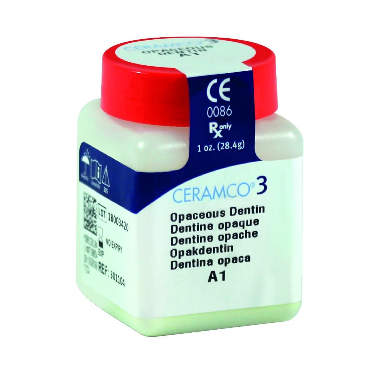 Ceramco 3 UGIN'DENTAIRE - Opaceous Dentine - A1 - Le pot de 28,4 g
