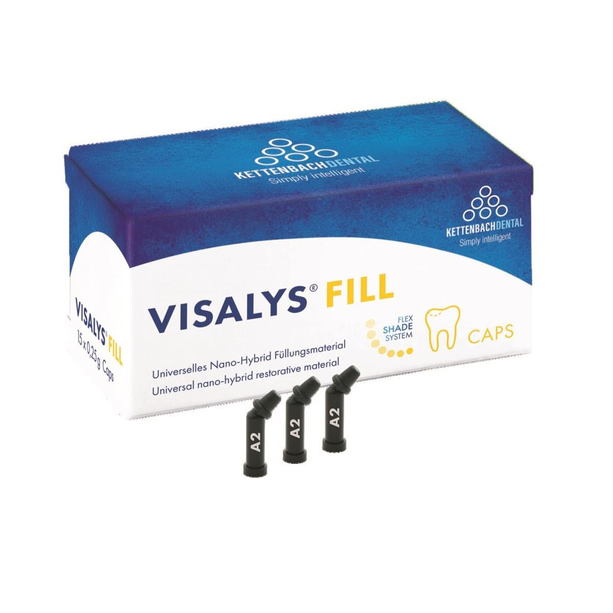Visalys fill - 15 x 0,25g unidoses - teinte bleach - KETTENBACH