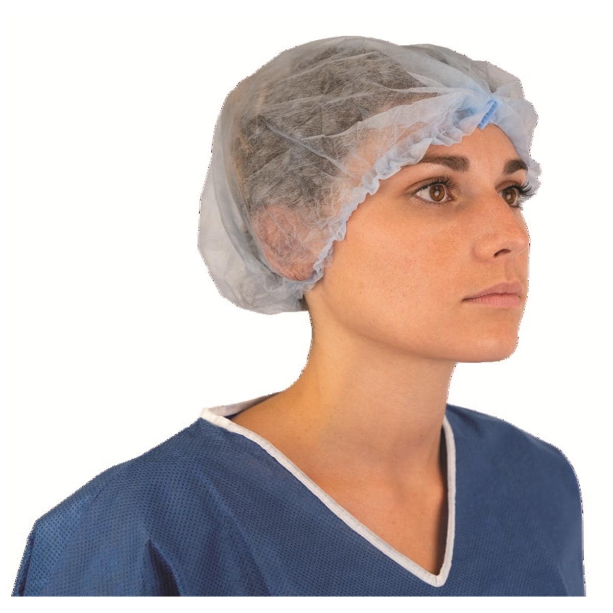 Charlottes clip bleues sans latex - boite de 200 - Medicom