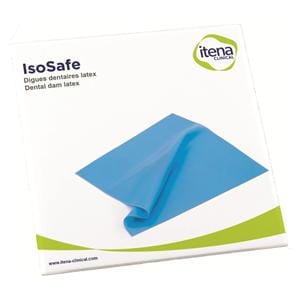 Digue latex bleue ISOSAFE - Medium - 6x6 - ITENA