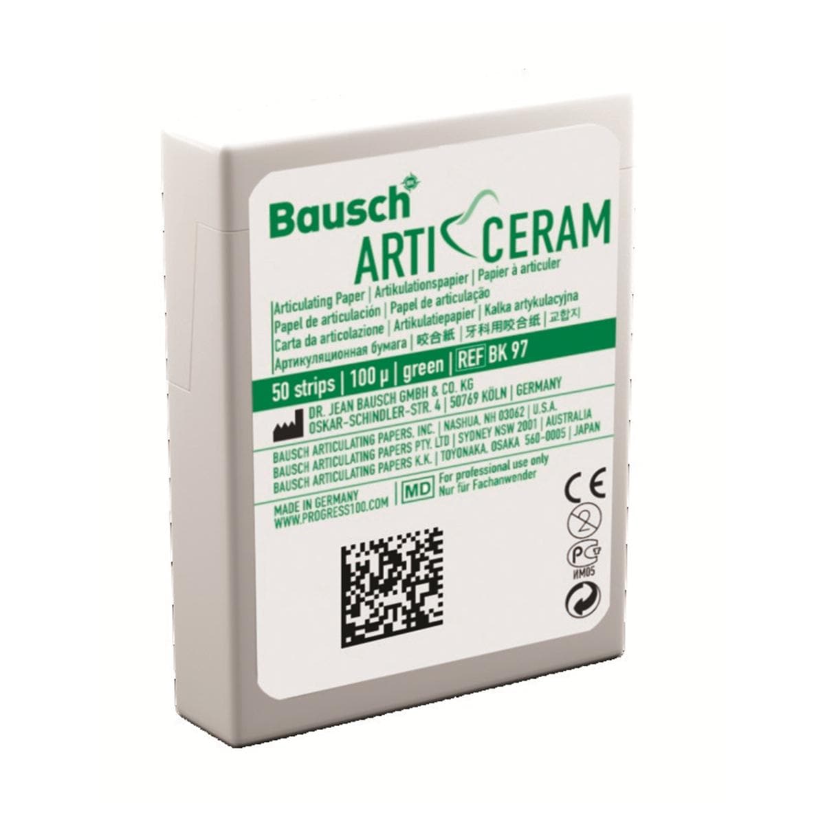 Arti-ceram papeir  articuler 100 microns BK97 - Bausch