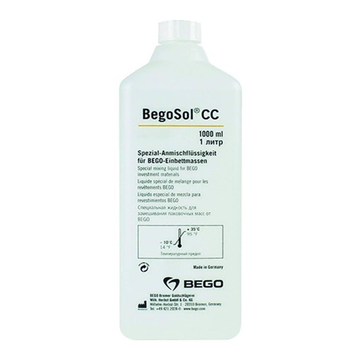 Liquide de mlange BegoSol CC BEGO - Le flacon de 1 Litre
