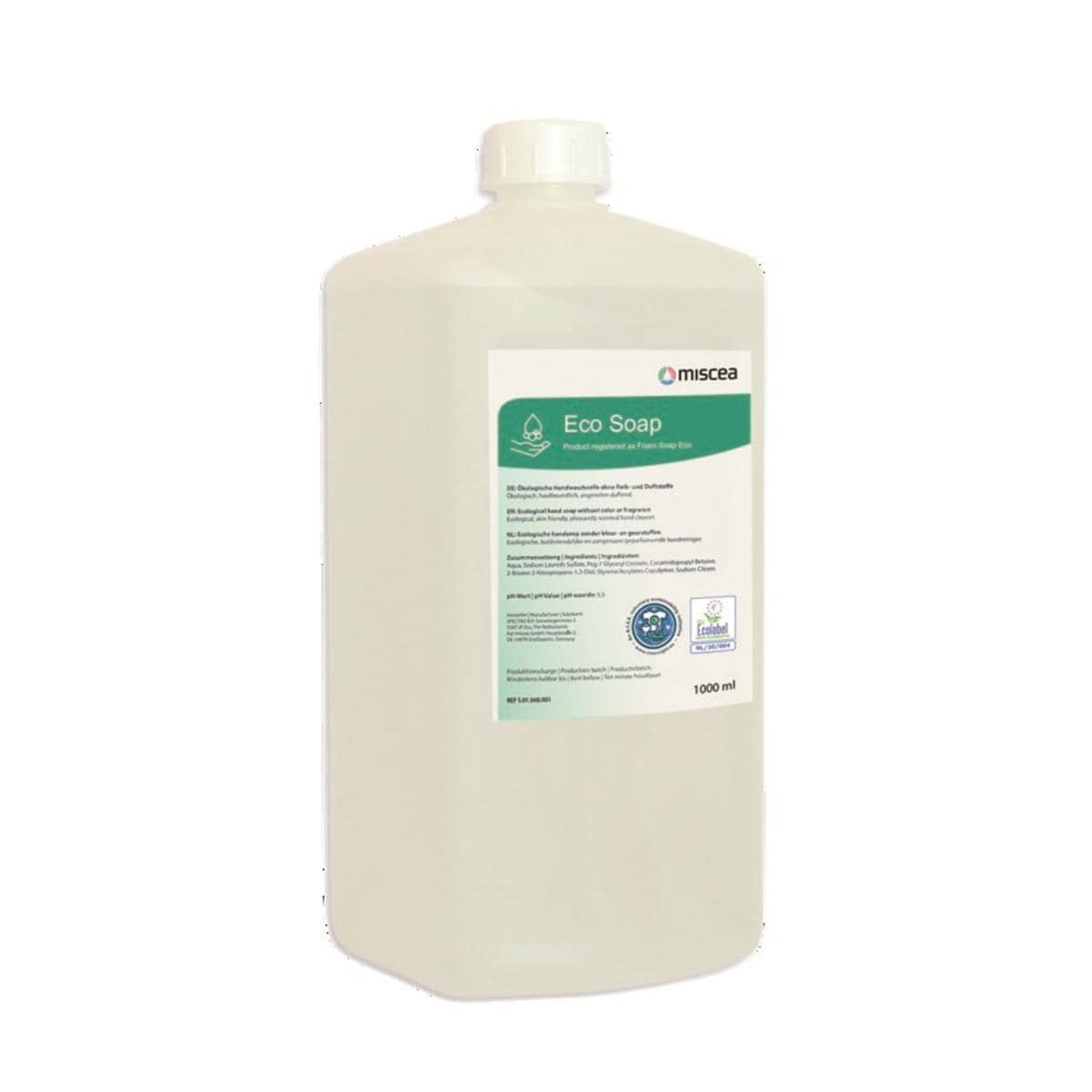 Ecosoap bouteille 1 litre (6) MISCEA