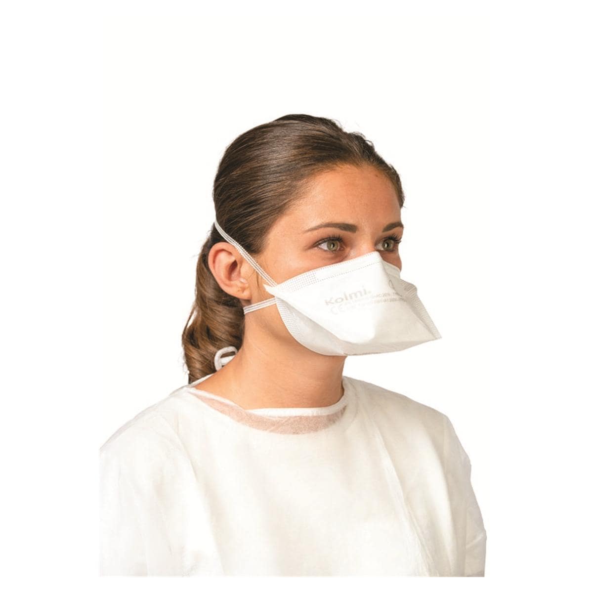 Masques FFP2 NR D Kolmi Oxygen -blanc - small - Boite de 50 - Medicom