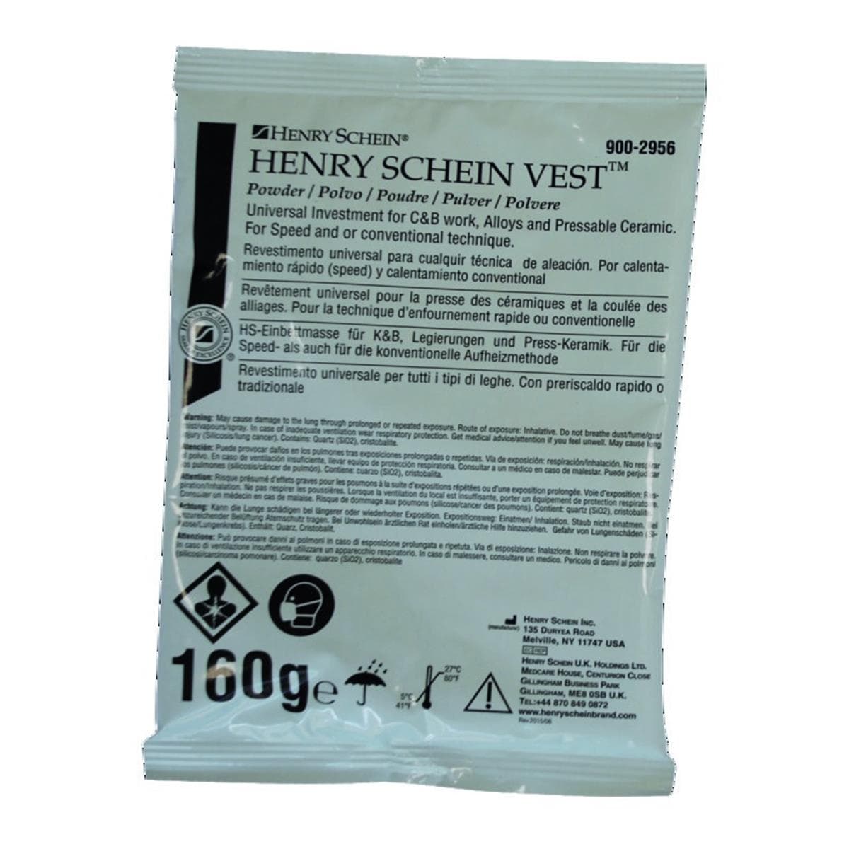 Henry SCHEIN Vest - Le carton de 10 kg (100 x 100 g)