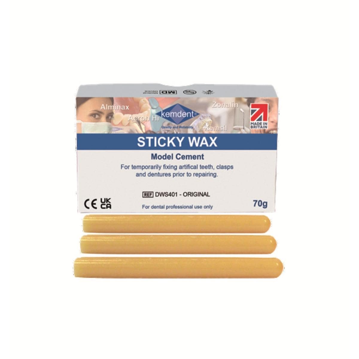 CIRE COLLANTE STICKY WAX 70G DWS401 ORIG.12 BATONS