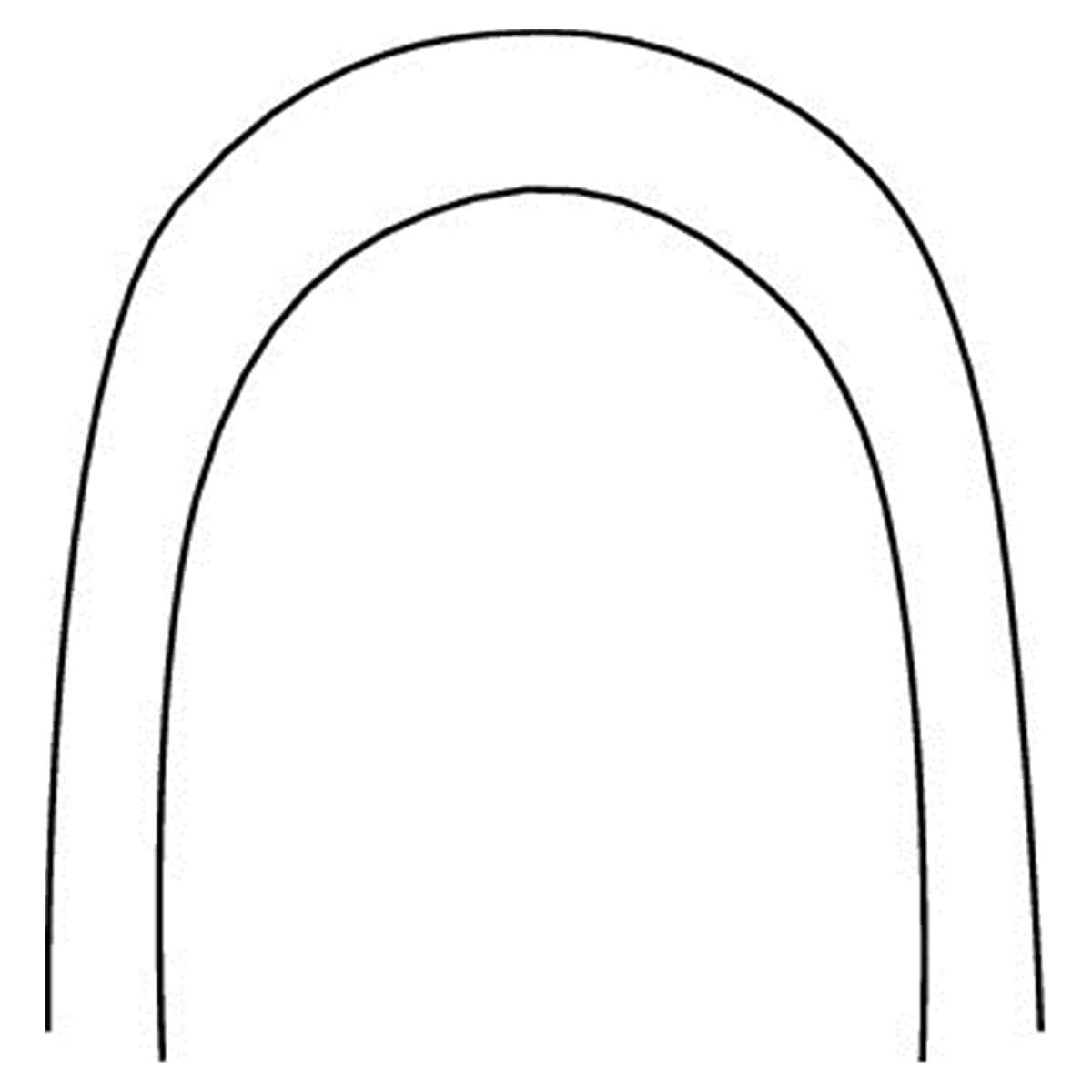 Arc forme naturelle acier MASEL - Rond suprieur - 0,014 - Sachet de 50