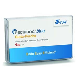 Pointes Gutta Percha Reciproc Blue DENTSPLY SIRONA - Assortiment - Bote de 60