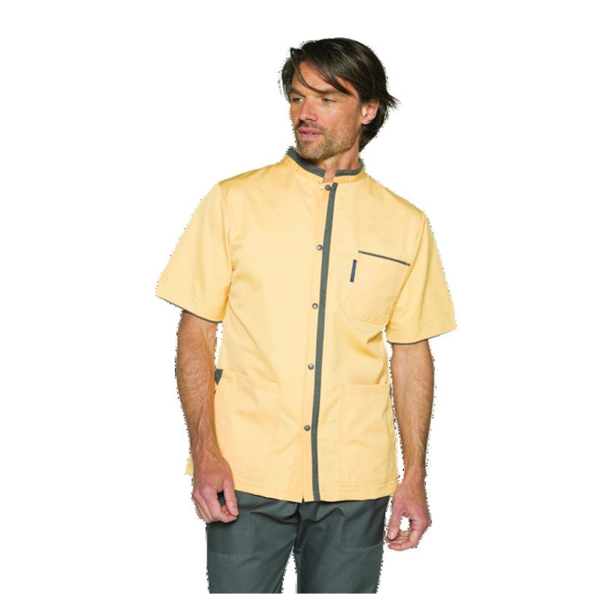 Blouse Mario SELEKTO - Jaune/Anthracite - Taille XXL