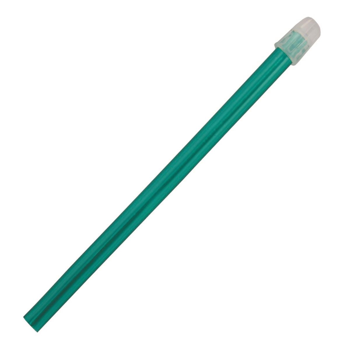 Pompes  salives embout dtachable - 15cm - vert - sachet de 100- MEDICOM