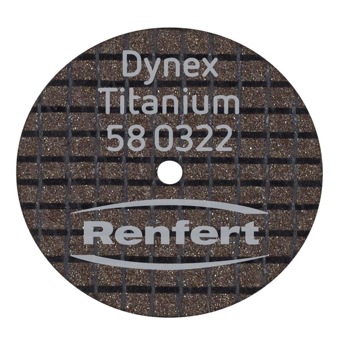 Disques Dynex Titanium RENFERT - 0,3 x 22 mm - La bote de 20