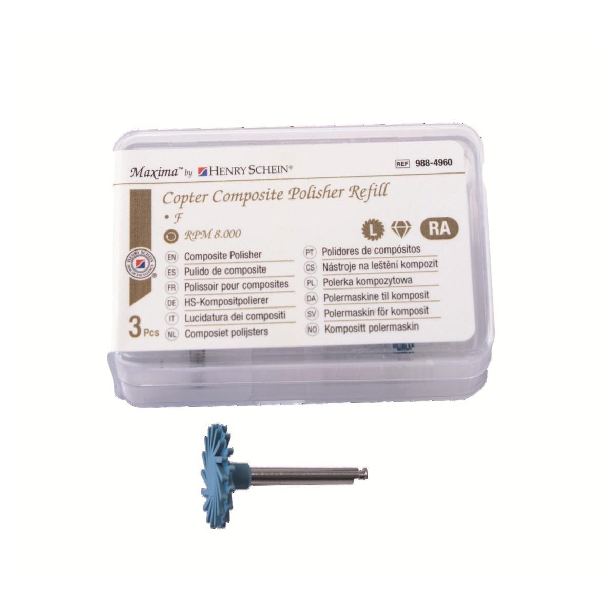Recharge polissoir composite Copter L (14mm), polissage x3 HENRY SCHEIN