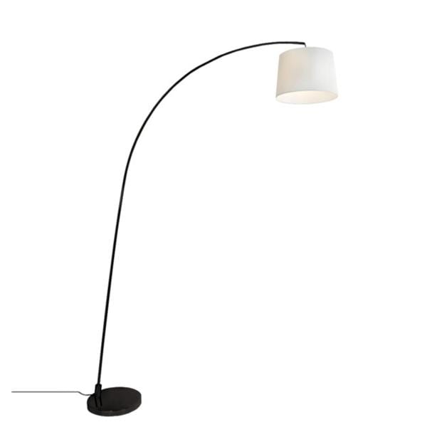 LAMPADAIRE ARC NOIR ALUMINOR