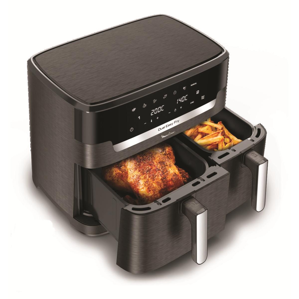 Airfryer dual Easy fry XXL - Moulinex