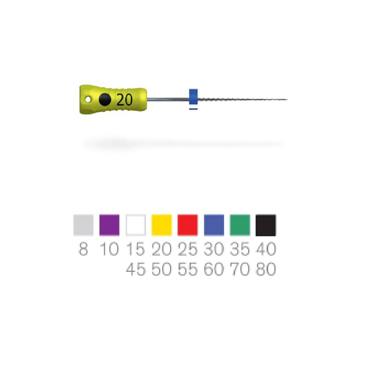 Racleurs (limes H) FKG - 31mm - n 15 - Blister de 6