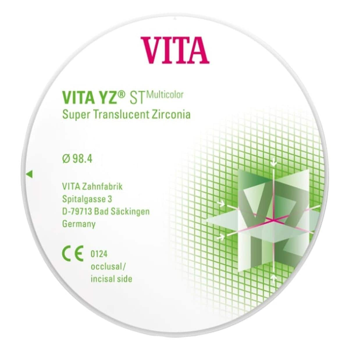 Disc yz st multicolor D3 98.4x25mm vita